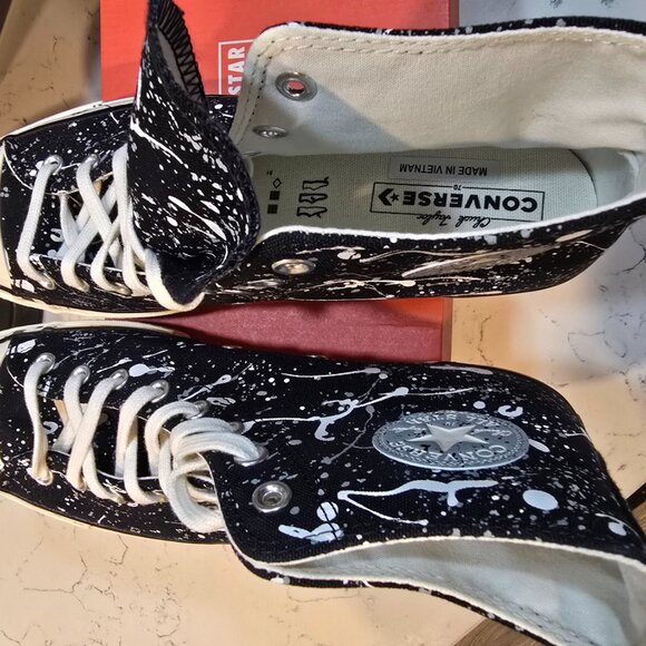 Converse Chuck Taylor All Star 70 High Men Sz 12 Paint Splatter A01171C NEW RARE - Picture 6 of 11